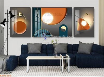 Tải file PSD File tranh hiện đại pha lê gương KF95005 (nguyên layer) để in