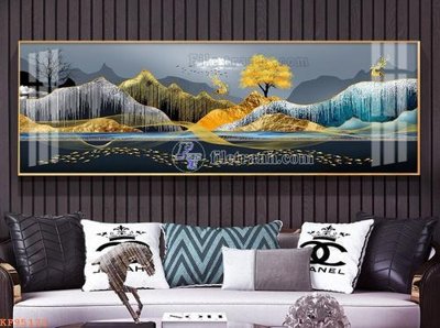 File PSD File tranh hiện đại pha lê gương KF95122 (nguyên gốc) chất lượng cao