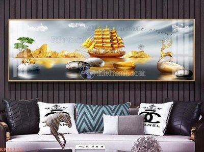 File gốc File tranh hiện đại pha lê gương KF95124 (AI/EPS) cho in ấn