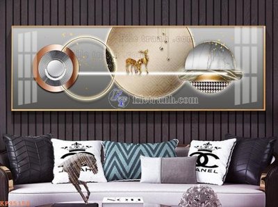 File ảnh File tranh hiện đại pha lê gương KF95158 (gốc) in Hiflex