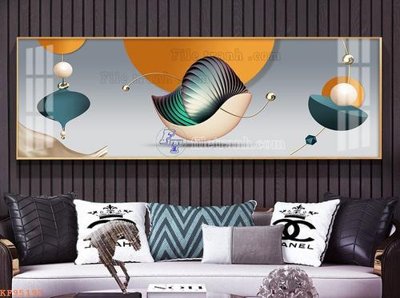 Ảnh gốc File tranh hiện đại pha lê gương KF95197 (độ nét cao) in tráng gương