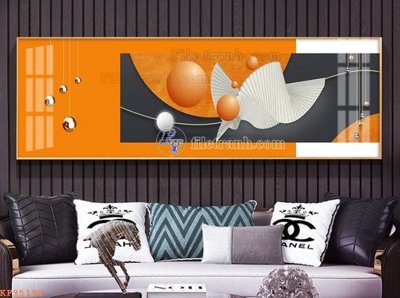 File tranh File tranh hiện đại pha lê gương KF95198 (gốc) chủ đề động vật