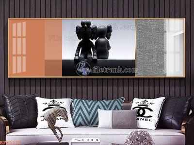 File in mica File tranh hiện đại pha lê gương KF95225 (bản gốc) siêu trong