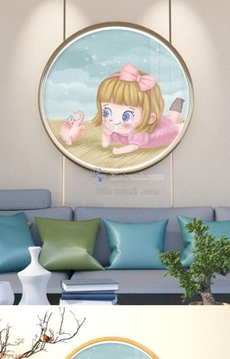 Tải file File tranh hiện đại pha lê gương KF95264 (ảnh gốc) in tranh kính