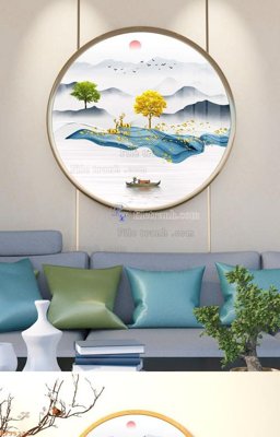 File in ấn File tranh hiện đại pha lê gương KF95272 (bản gốc) từ file gốc