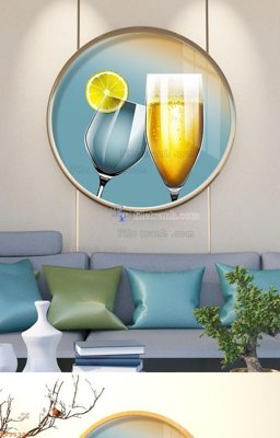 File gốc File tranh hiện đại pha lê gương KF95322 (cho in UV) siêu nét