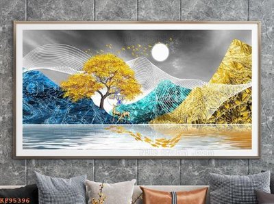 Mua file ảnh gốc File tranh hiện đại pha lê gương KF95396 (chất lượng cao)