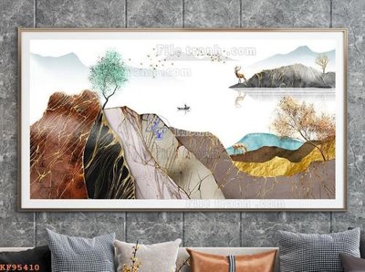 File gốc File tranh hiện đại pha lê gương KF95410 (PNG) trong suốt (transparent)