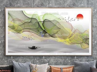 Tải về hình ảnh gốc File tranh hiện đại pha lê gương KF95562 sắc nét