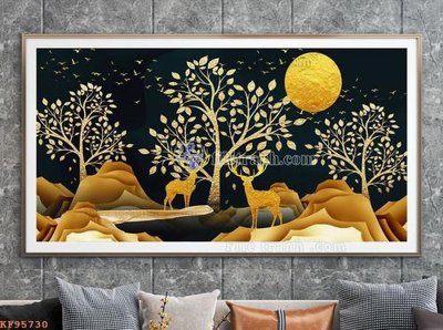 Tải file File tranh hiện đại pha lê gương KF95730 (gốc) làm file thiết kế