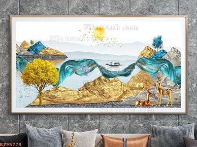 Tải về file tranh gốc File tranh hiện đại pha lê gương KF95779 (để in quảng cáo)