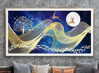 File tranh File tranh hiện đại pha lê gương KF95780 (gốc) chủ đề tĩnh vật