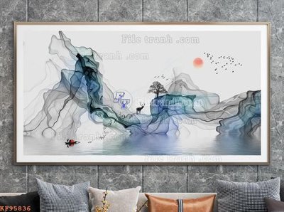 File ảnh File tranh hiện đại pha lê gương KF95836 (gốc) in backdrop sự kiện