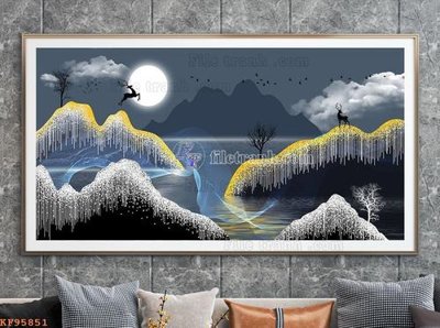 Download file File tranh hiện đại pha lê gương KF95851 (chuẩn in) chất lượng cao