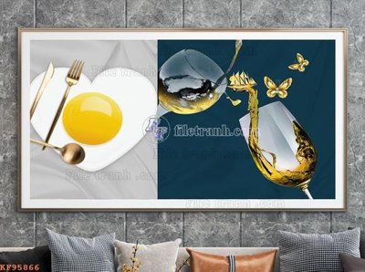 File ảnh File tranh hiện đại pha lê gương KF95866 (gốc) cho trang trí nội thất