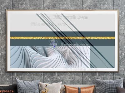 File tranh gốc File tranh hiện đại pha lê gương KF95874 (bản quyền) độc đáo