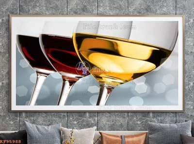 File in mica File tranh hiện đại pha lê gương KF95988 (bản gốc) sắc sảo