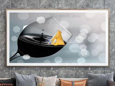 File gốc File tranh hiện đại pha lê gương KF95994 (thiết kế) cho in ấn