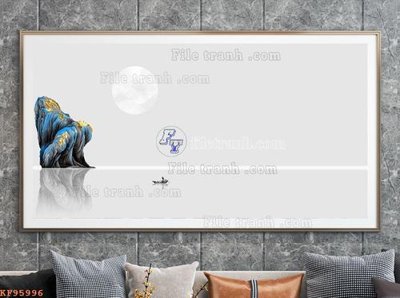 File PSD File tranh hiện đại pha lê gương KF95996 (gốc) nhiều lớp (multi-layer)