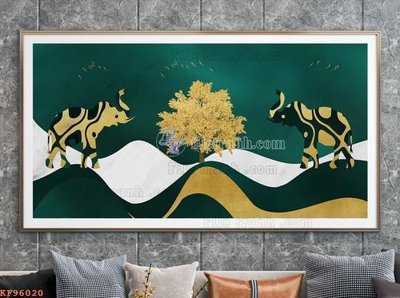 File gốc File tranh hiện đại pha lê gương KF96020 (dành cho quảng cáo)