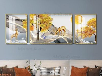 Tệp tin gốc File tranh hiện đại pha lê gương KF96034 (dùng cho in ấn) chuyên nghiệp