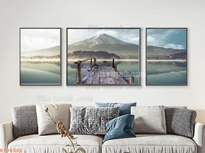 File gốc File tranh hiện đại pha lê gương KF96062 (in 3D) cho trang trí