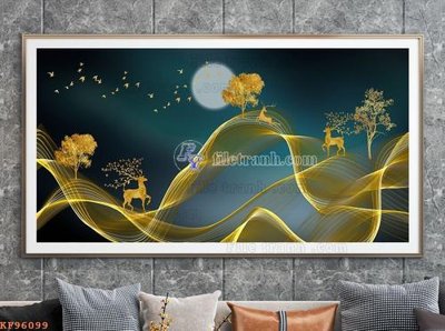 Download file gốc File tranh hiện đại pha lê gương KF96099 (độ nét cao)