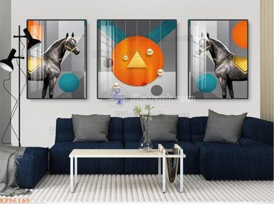 File gốc File tranh hiện đại pha lê gương KF96149 (cho in ấn) độc quyền