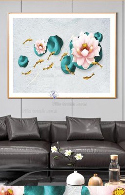 Ảnh gốc File tranh hiện đại pha lê gương KF96160 (độ nét cao) in mica