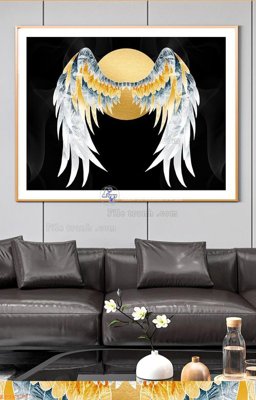 File ảnh File tranh hiện đại pha lê gương KF96179 (gốc) in Hiflex