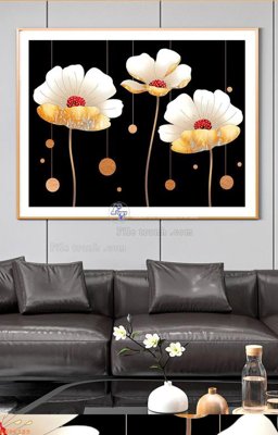 File tranh File tranh hiện đại pha lê gương KF96189 (bản gốc) treo quán cafe