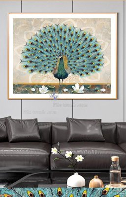 File tranh File tranh hiện đại pha lê gương KF96201 (file gốc) chuẩn màu in