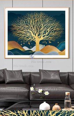 File tranh File tranh hiện đại pha lê gương KF96204 (file gốc) chuẩn màu in