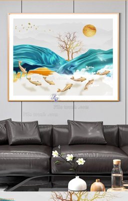 Tải về file gốc File tranh hiện đại pha lê gương KF96221 (chuẩn in ấn)