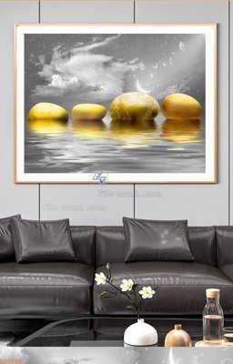 File in ấn File tranh hiện đại pha lê gương KF96241 (bản gốc) chất lượng cao