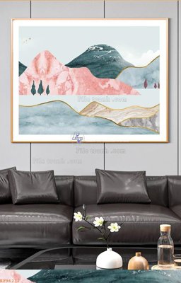 Tải file File tranh hiện đại pha lê gương KF96272 (PSD) cho in tranh kính