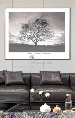 File gốc File tranh hiện đại pha lê gương KF96313 (phong cách) châu Âu