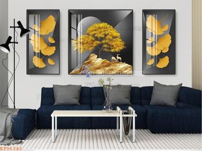 File PSD File tranh hiện đại pha lê gương KF96342 (gốc) cho in quảng cáo