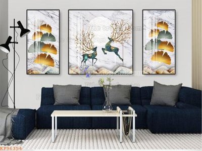 File tranh File tranh hiện đại pha lê gương KF96354 (gốc) chủ đề tĩnh vật