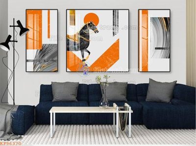 Download file gốc File tranh hiện đại pha lê gương KF96370 (in mica) trang trí