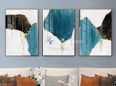 Tải file gốc File tranh hiện đại pha lê gương KF96397 (để in lụa)