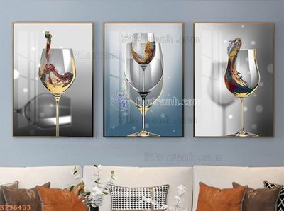 Download file gốc File tranh hiện đại pha lê gương KF96453 (độ nét cao)