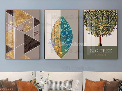 File gốc File tranh hiện đại pha lê gương KF96477 (AI/EPS) cho in ấn