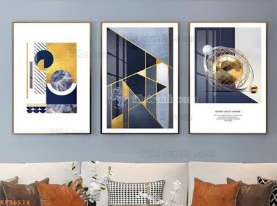 Tải file File tranh hiện đại pha lê gương KF96514 (PSD) cho in tranh 3D