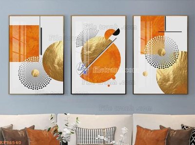 File gốc File tranh hiện đại pha lê gương KF96540 (cho in ấn) độc quyền