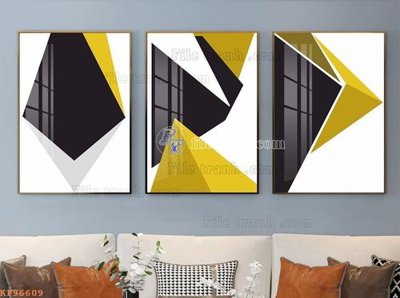 File tranh File tranh hiện đại pha lê gương KF96609 (file gốc) chuẩn màu in