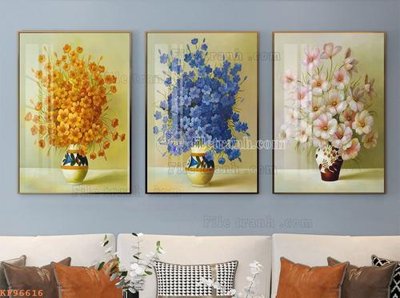 File gốc File tranh hiện đại pha lê gương KF96616 (vector) cho in ấn