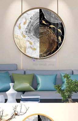 File gốc File tranh hiện đại pha lê gương KF96634 (in 3D) nghệ thuật