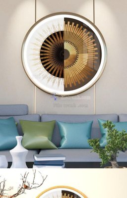 File gốc File tranh hiện đại pha lê gương KF96688 (in 3D) cho trang trí