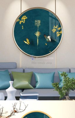 File gốc File tranh hiện đại pha lê gương KF96745 (PNG) không nền chất lượng